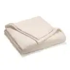 Vellux Sheared Mink Ivory Blanket