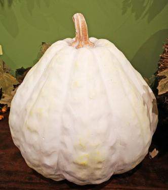 Cream Ceramic Gourd Pumpkin