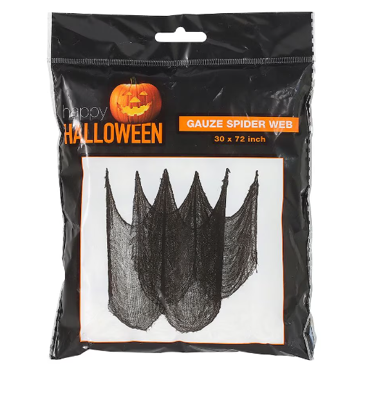 Halloween Gauze Spider Web