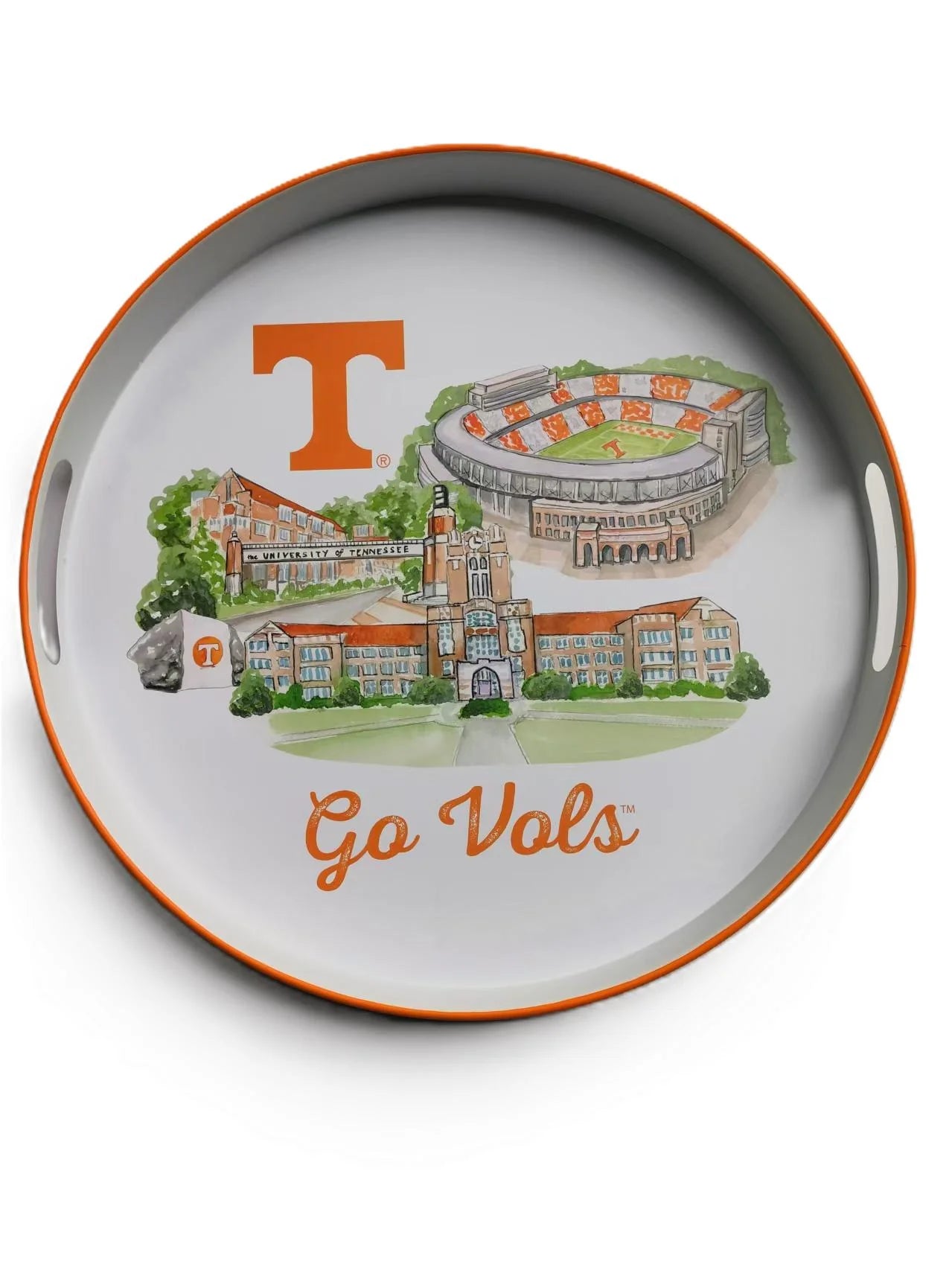 Tennessee Landmark Round Tray