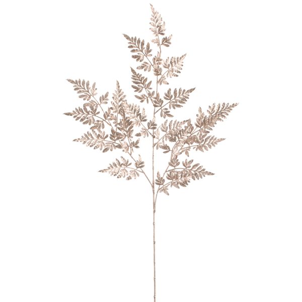 38 Inch Rose Gold Metallic Fern Spray