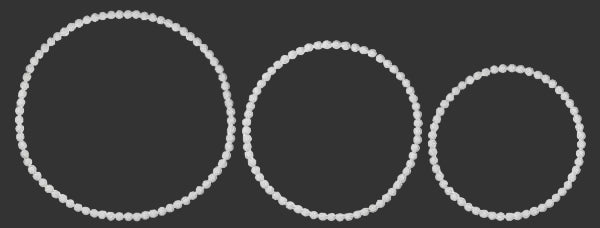 Whitewash Wood Bead Wreath Three Styles