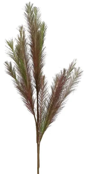 38 Inch Light Green And Dark Pink Plume Spray