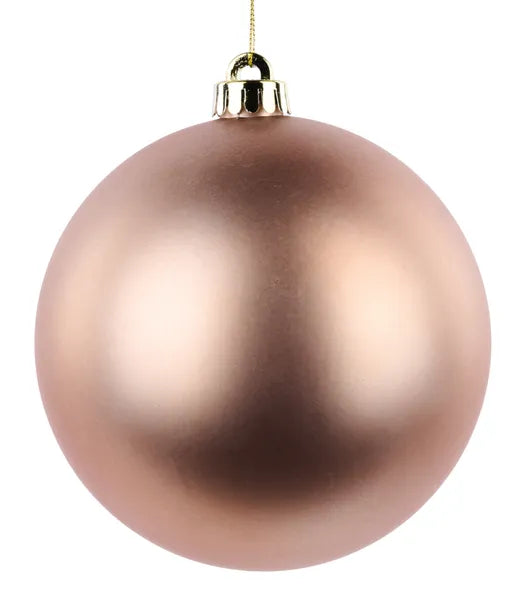6 Inch Smooth Matte Sable Ball Ornament