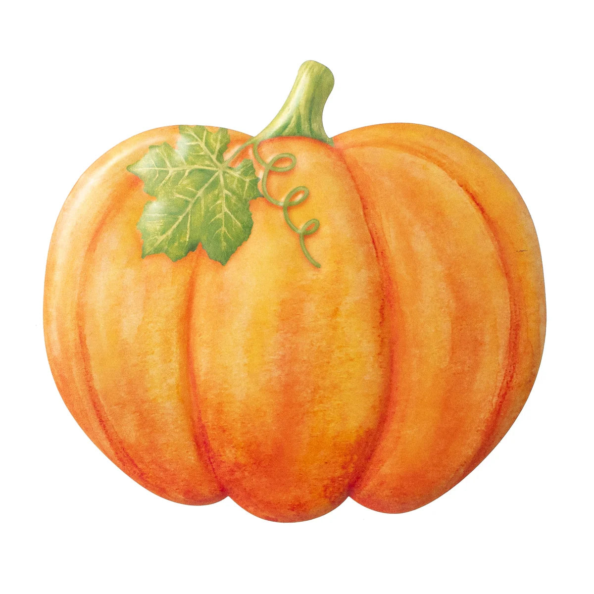 12 Inch Metal Pumpkin Sign