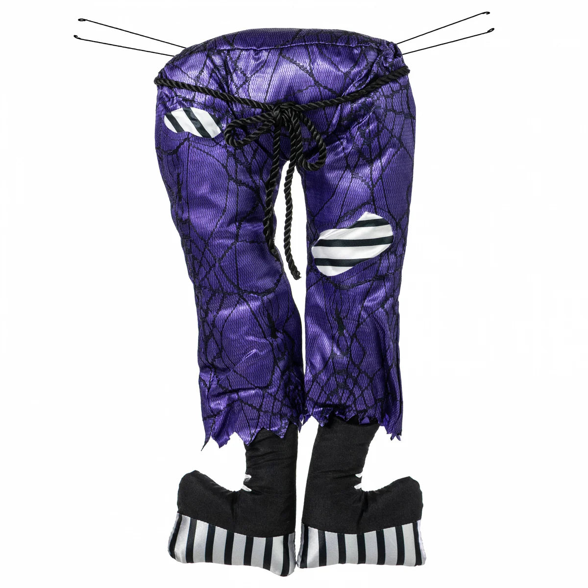 16.5 Inch Purple And Black Frankenstein Legs Decor Kit