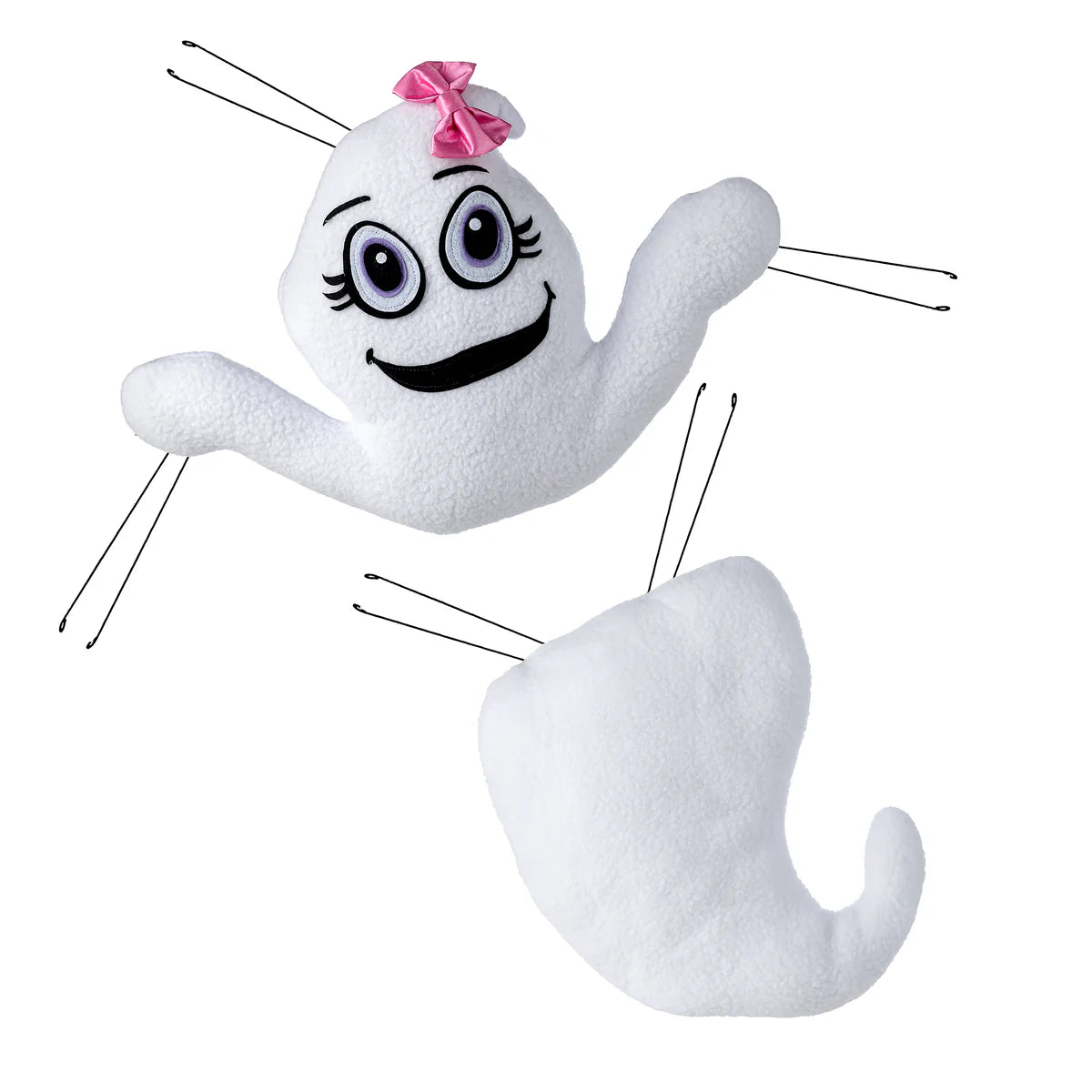 18.5 Inch Ghost With Pink Bow Decor Kit