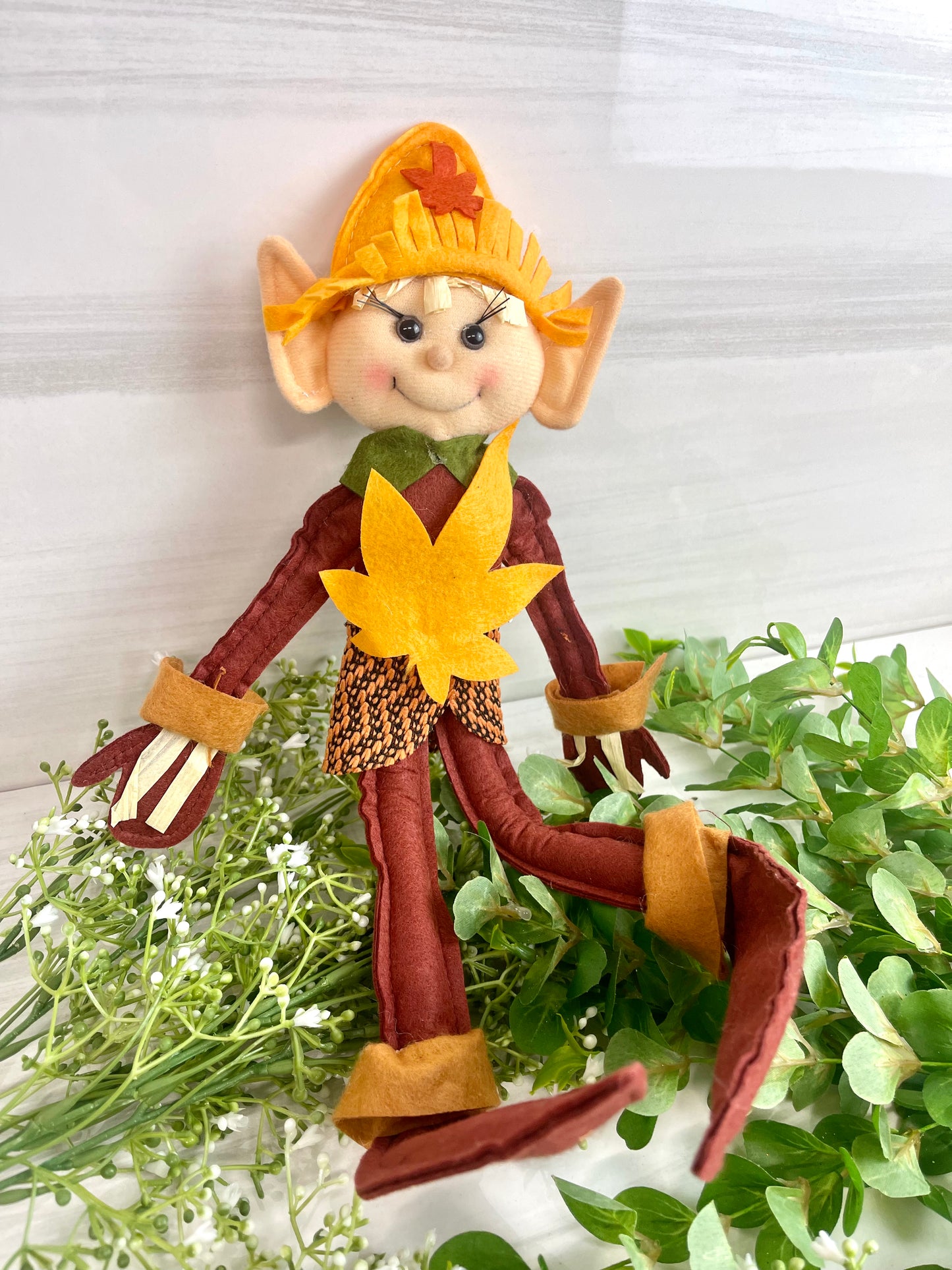 10 Inch Plush Fall Elf Standing Two Styles