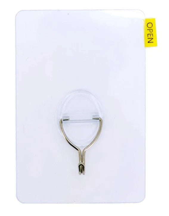 5 Inch Clear Magic Self Adhesive Wreath Hanger