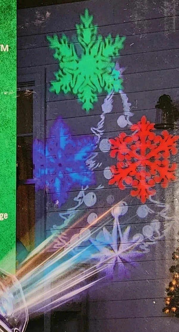 Home Accents LED Holiday Projector Open Box