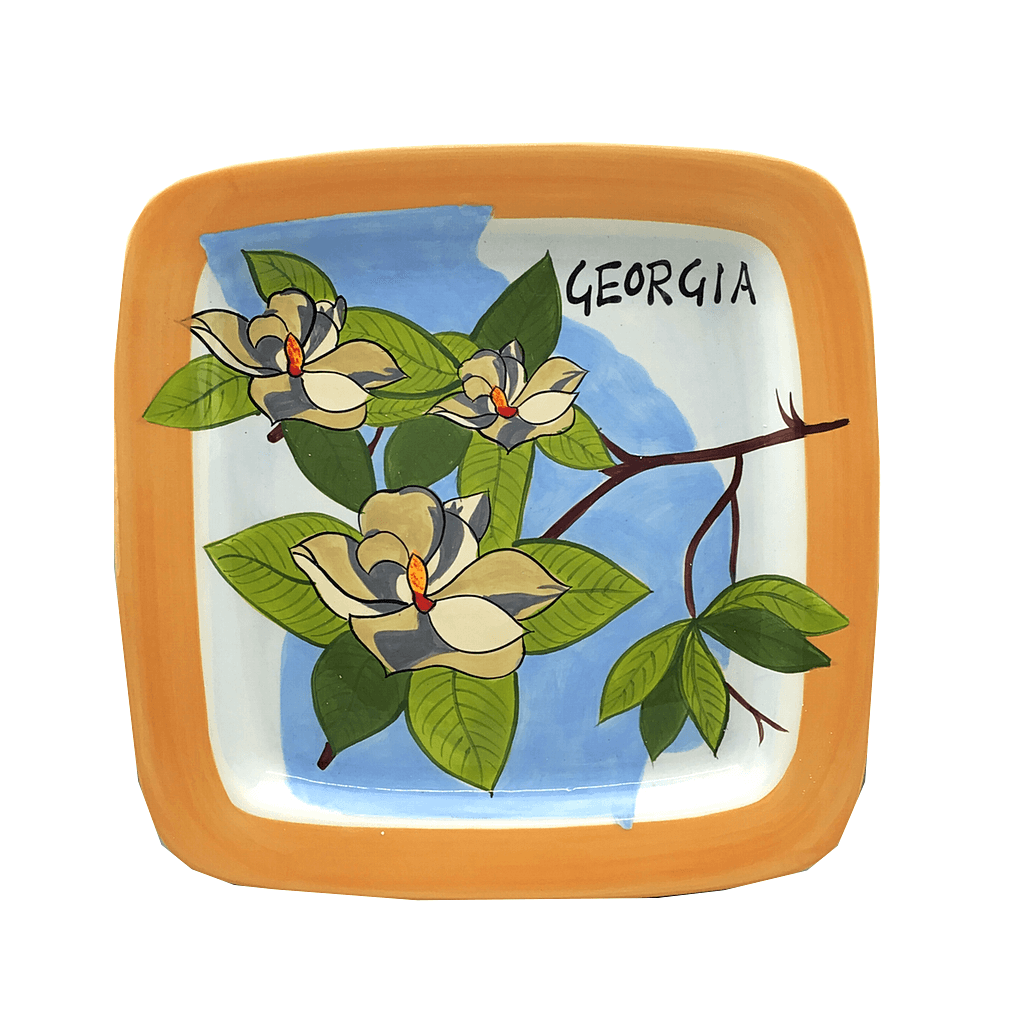 12" Ceramic Georgia Plate