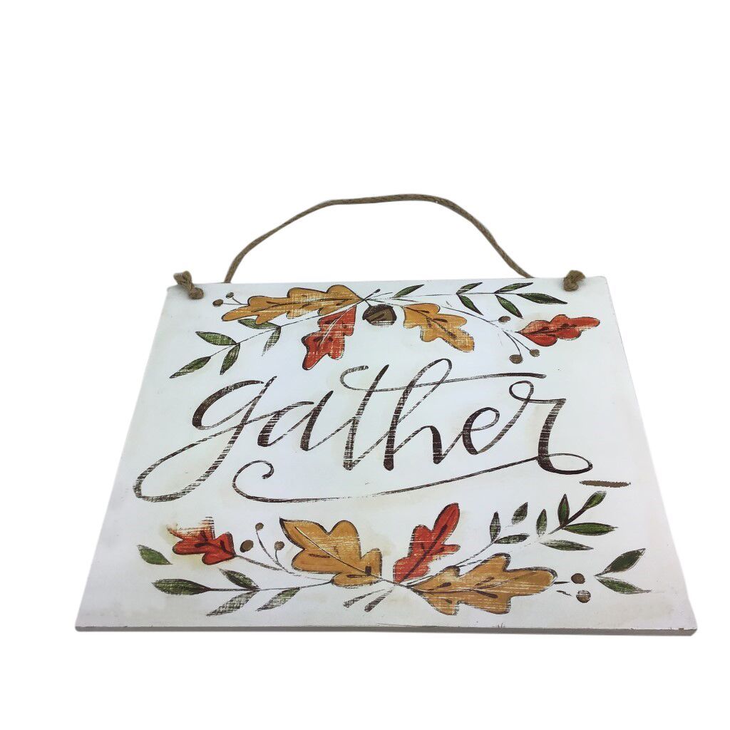 15 Inch X 1 Inch Gather Door And Wall Sign