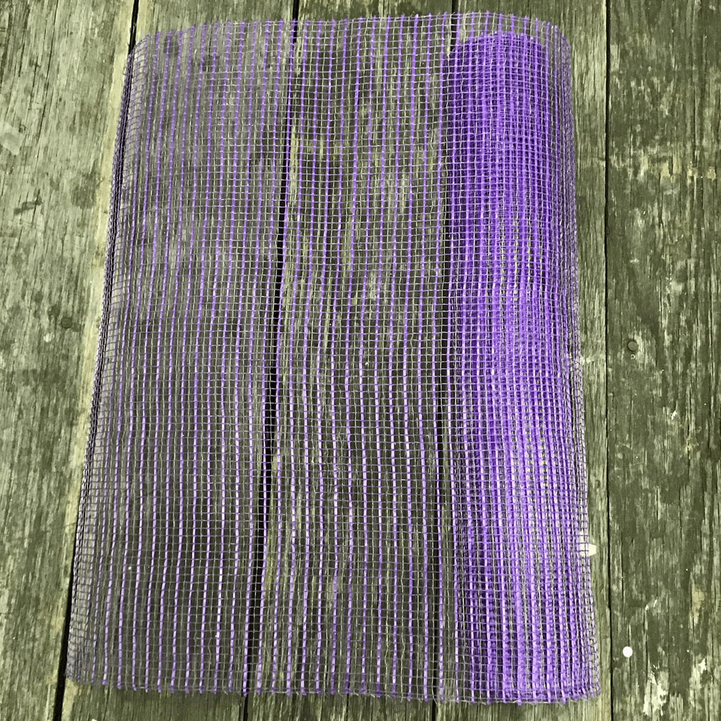 20 Inch by 10 Yards Designer Netting Basket Weave Purple