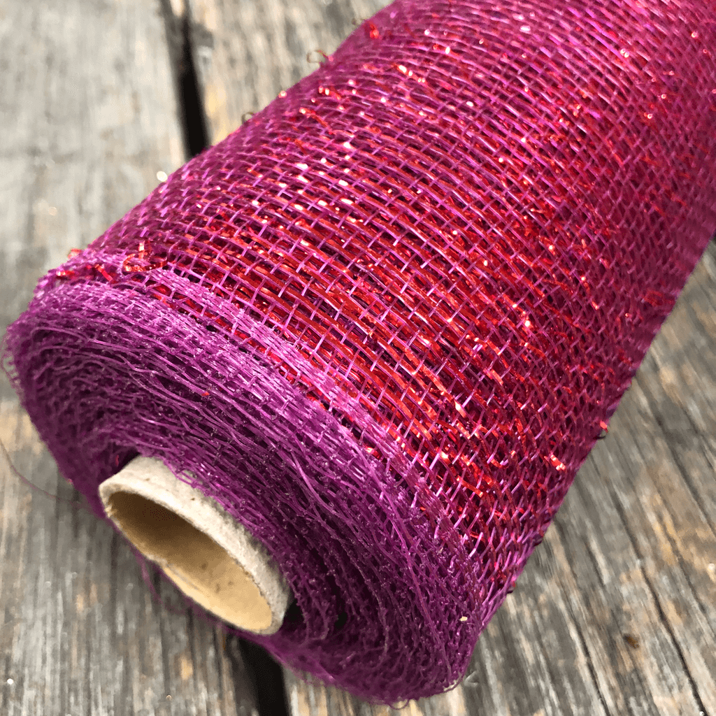 20 Inch by 10 Yards Designer Netting Grand Burgundy Glamour