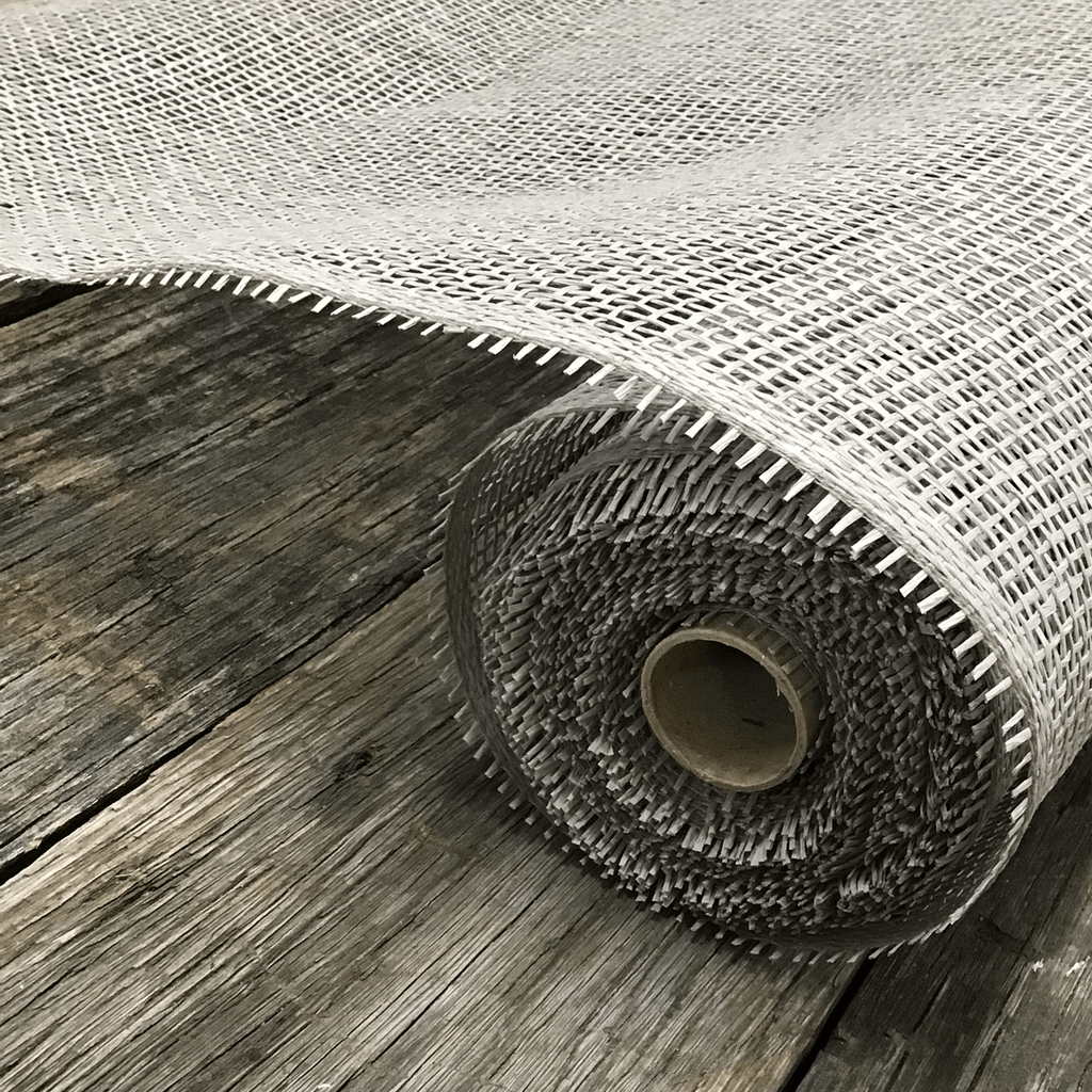20 Inch by 10 Yards Designer Netting Solid Parchment/Poly Burlap