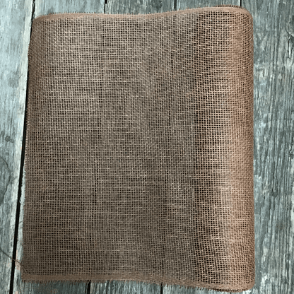 20 Inch by 10 Yards Designer Netting Solid Parchment/Poly Burlap