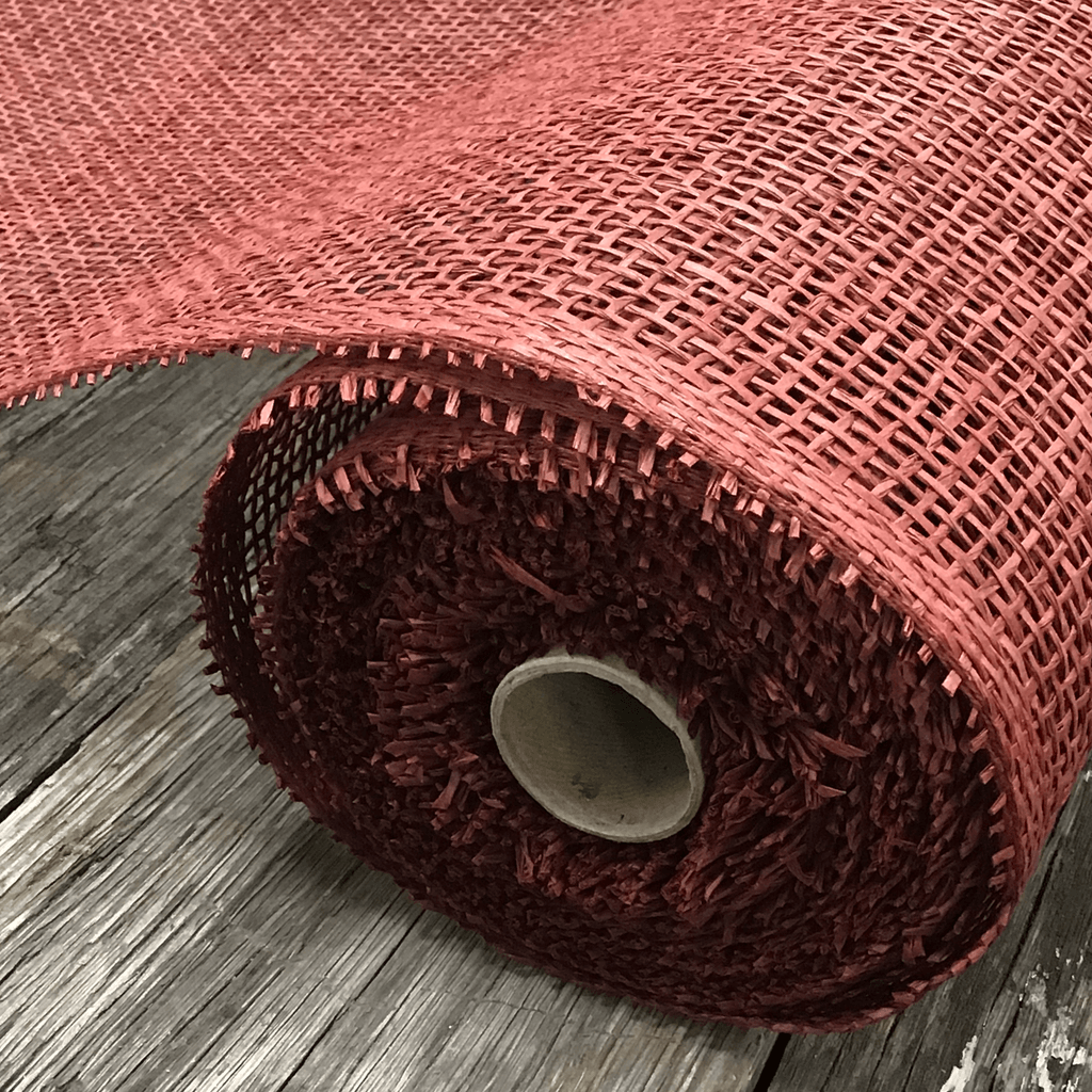 20 Inch by 10 Yards Designer Netting Solid Parchment/Poly Burlap