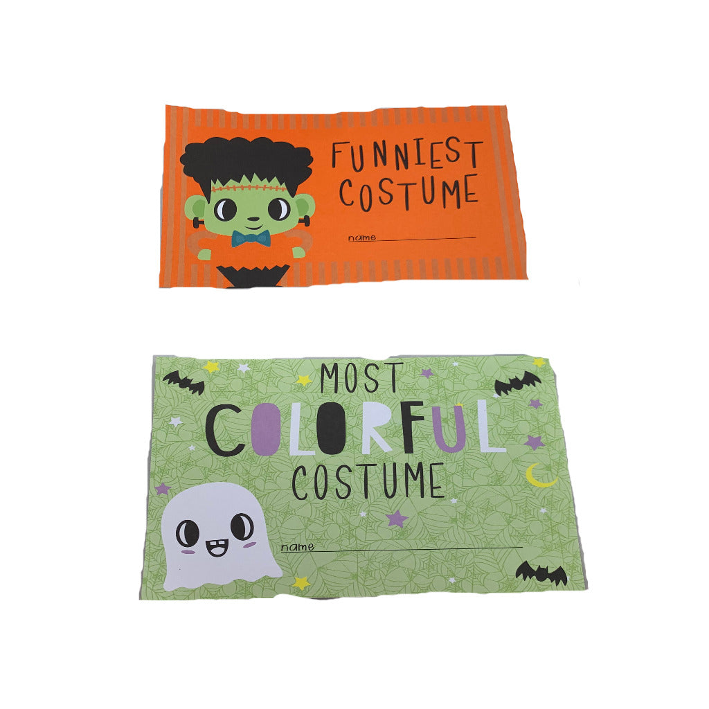 Costume Awards Certificates