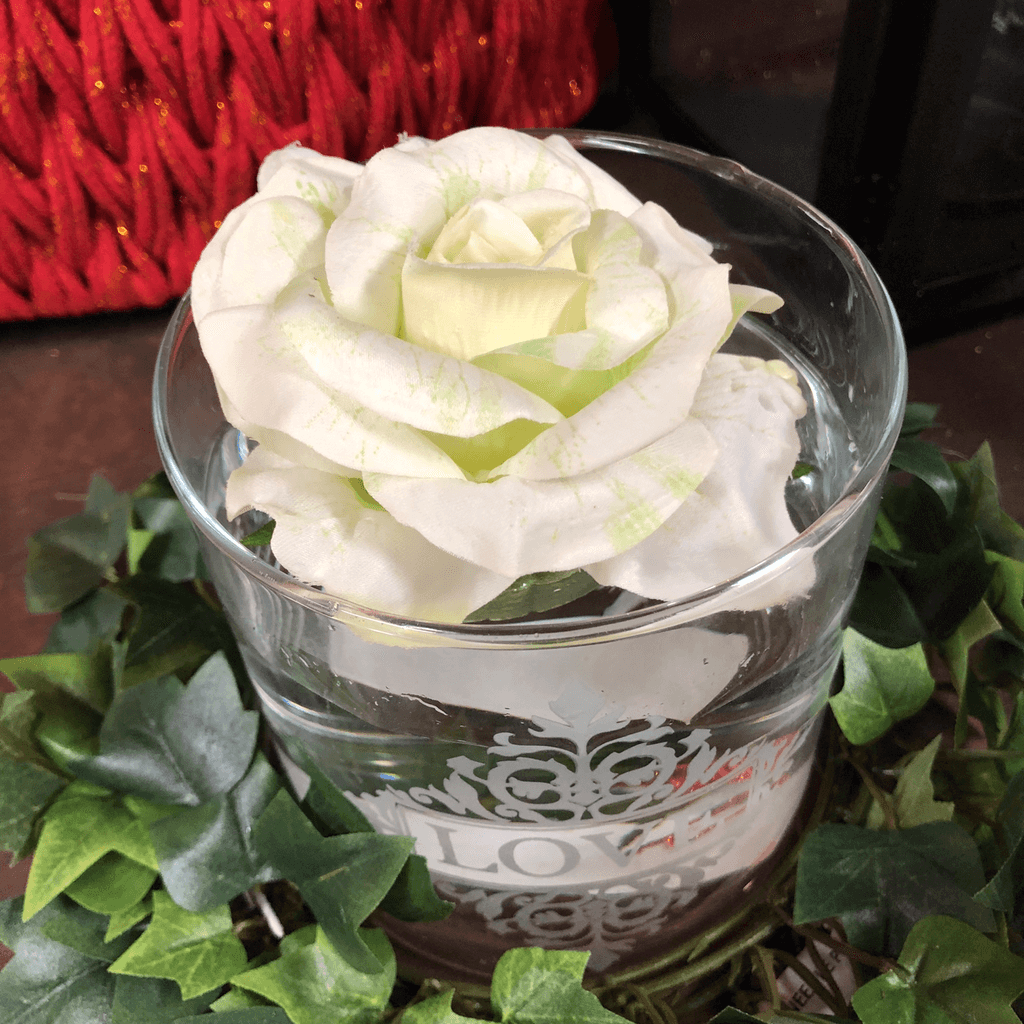 4" Floating Rose Bloom Box of 3