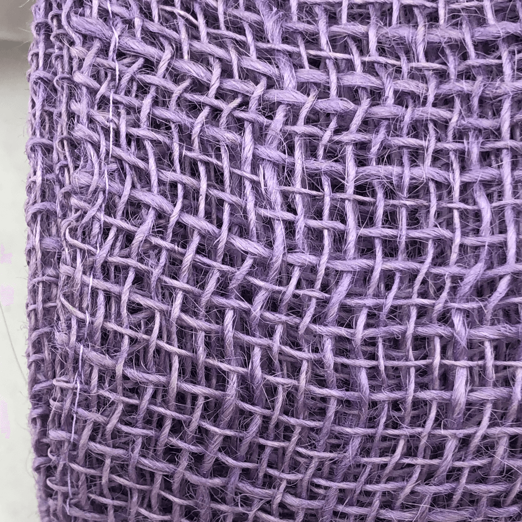4 Inch by 10 Yards Designer Jute Lavender Netting
