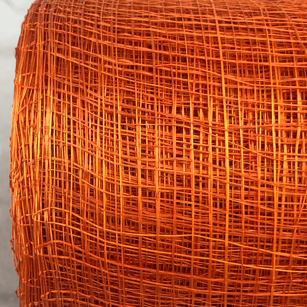 4" x 10 YDS Orange Designer Netting