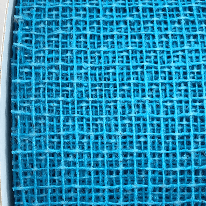 4" x 20 YDS Mini Saxon Netting - Blue