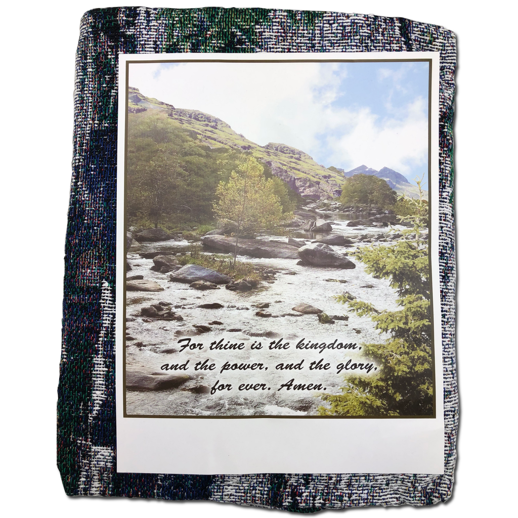 59 Inch Kingdom Power Glory Afghan Throw