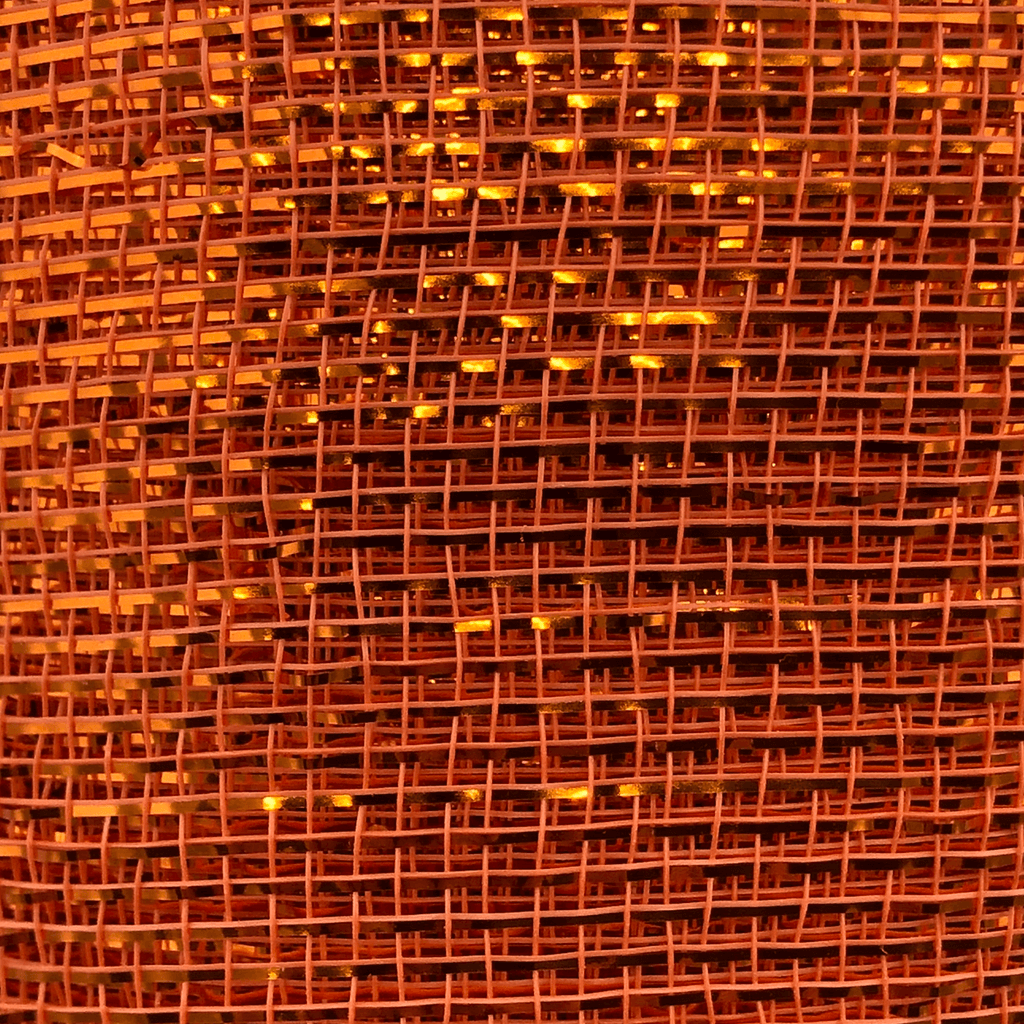 6" x 20 Yard Designer Netting - Orange Glamour