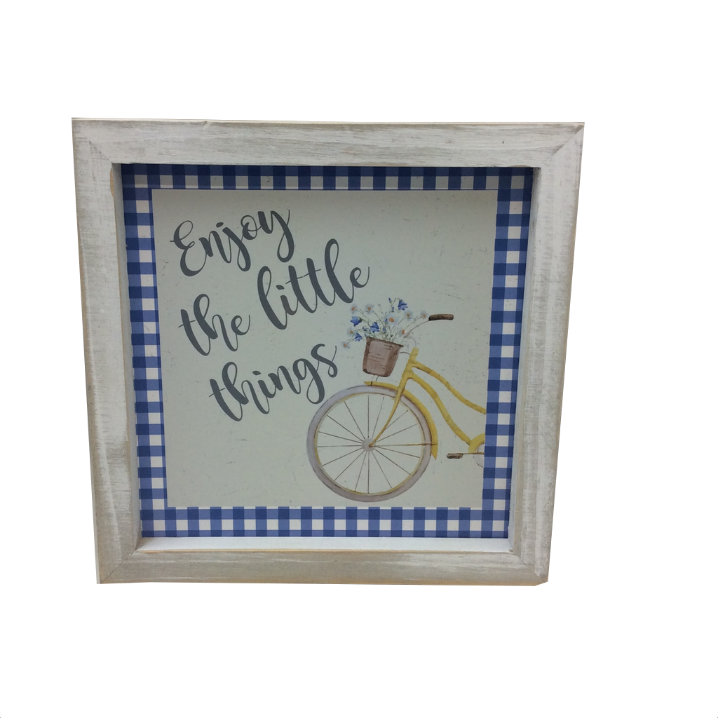 6.75" Bike Ride Wall Art Decor 3 Styles