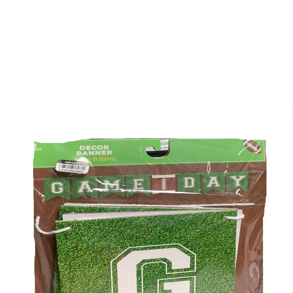 Football Game Day Decor Banner