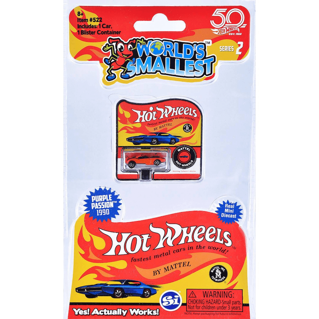 Smallest top hot wheels