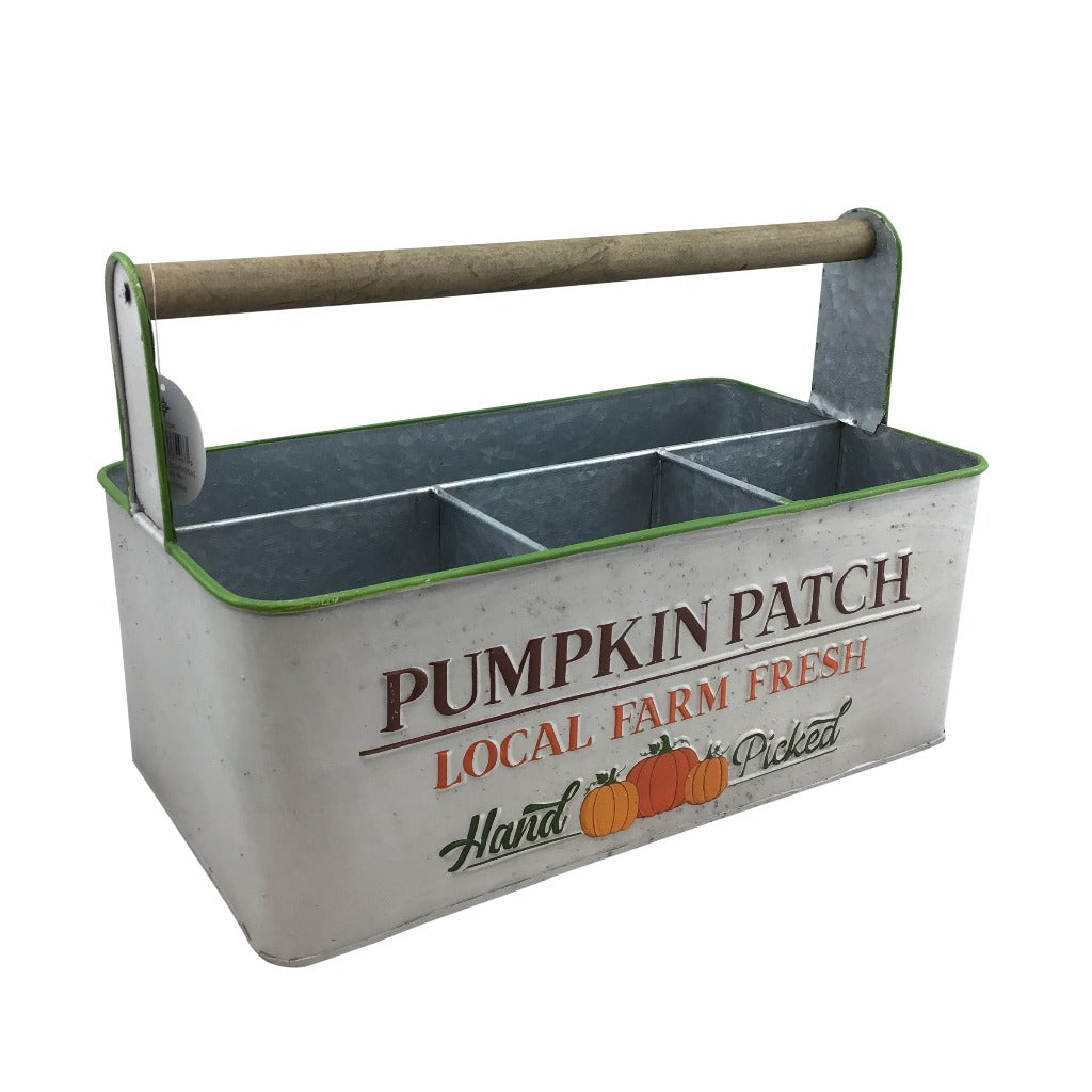 Fall  Divided Metal Bucket With Handle