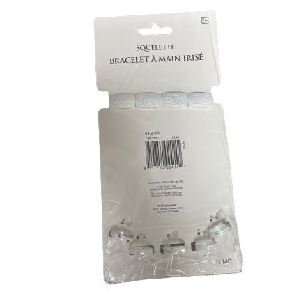 Skeleton Iridescent Hand Bracelet