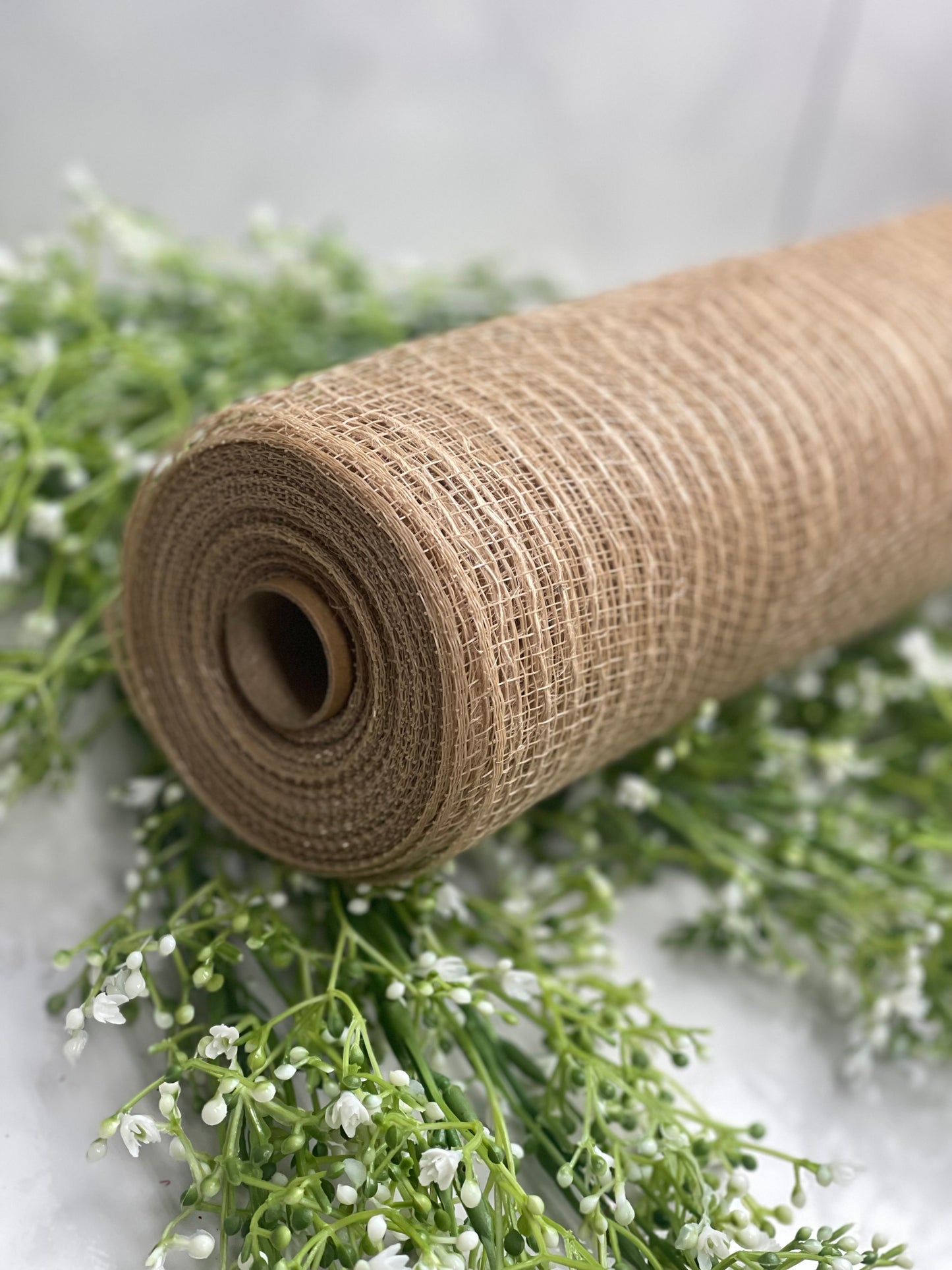 21 Inch By 10 Yard Natural Burlap Mesh