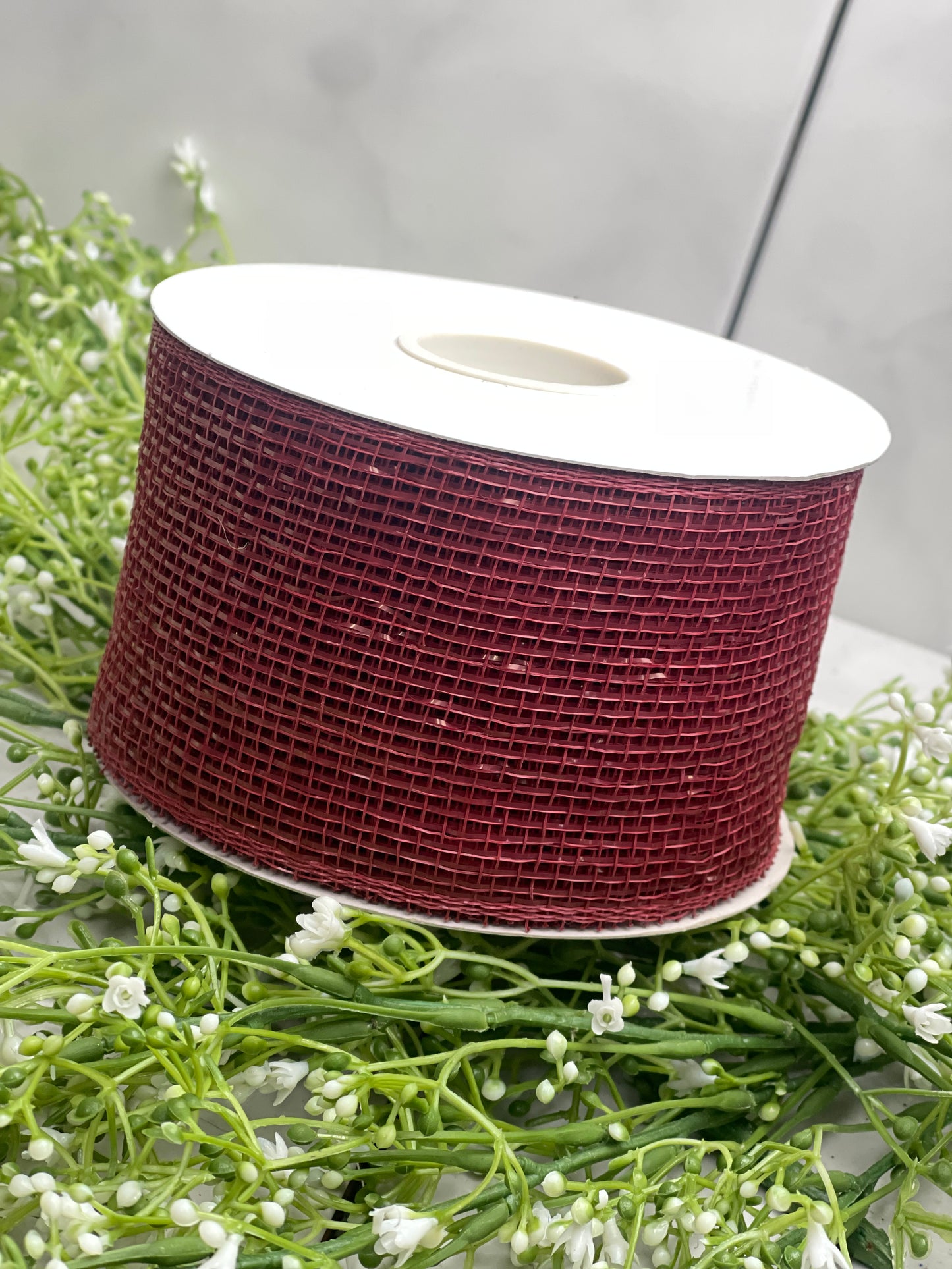 3 Inch by 20 Yards Designer Netting Glamour Burgundy