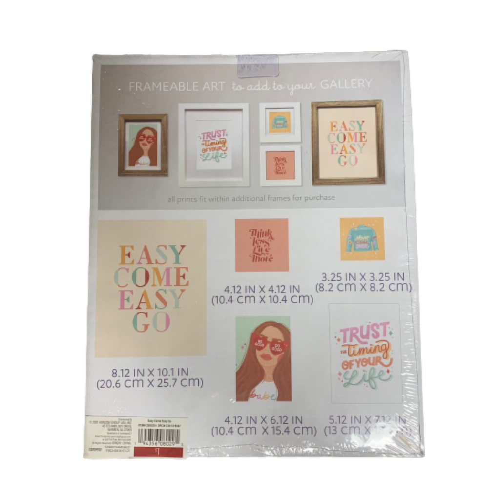 Posters 5ct- Easy Come Easy Go