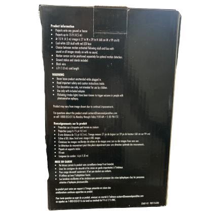 2 skull Focusable Projectors