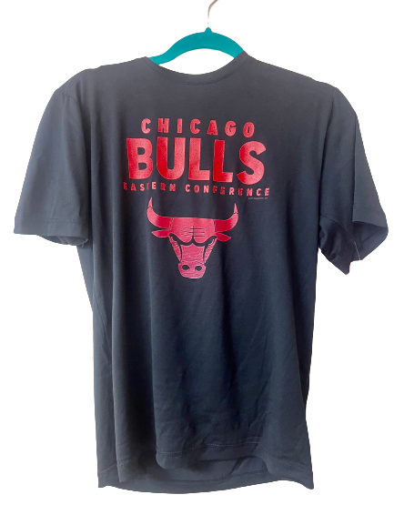 Vintage Youth Michael Jordan Shirt Size Kids Large Black Chicago Bulls 90s  NBA 1