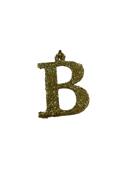 Sugar Paper Gold Glitter Letter Gift Topper