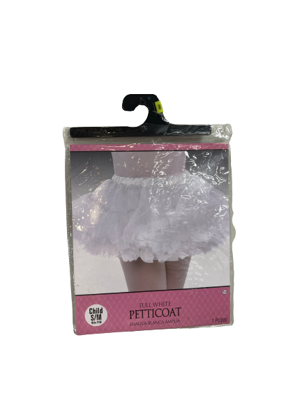 Childs Full White Petticoat Tutu