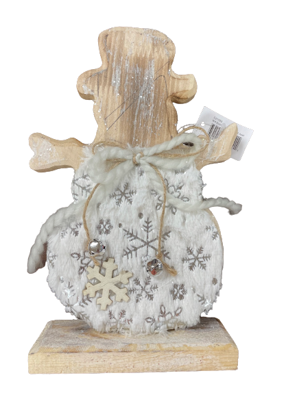 White Snow Angel and Snowman Two Styles