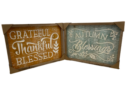 Wood Harvest Engraved Sign Two Styles