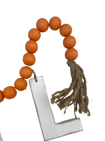 Wood Bead Fall Garland