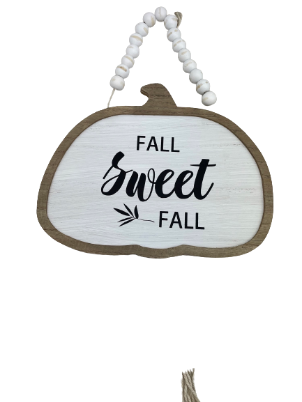 Wood Hanging Pumpkin Signs Assorted Styles