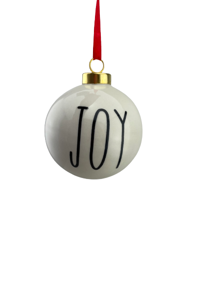 Ceramic Ball Ornaments With Words