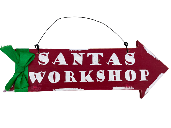 Enamel Holiday Word Arrow Hang 3 Styles