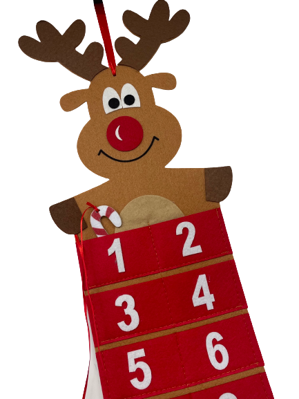 Reindeer Fabric Advent Calendar