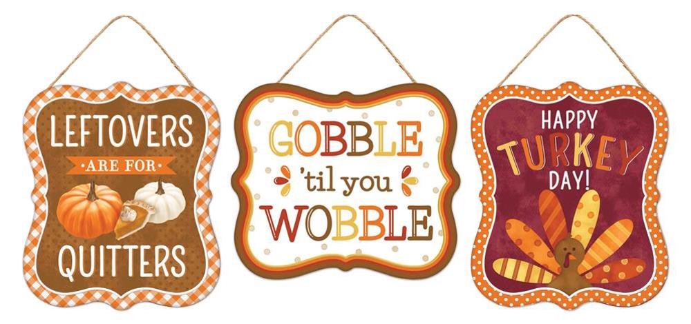 Thanksgiving Metal Sign 3 Styles