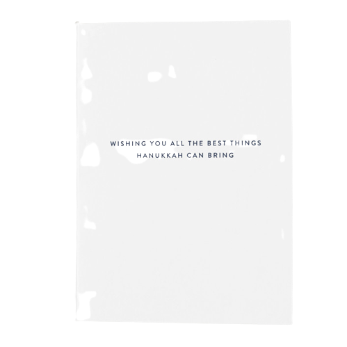 Minted Peace, Love And Latkes Card