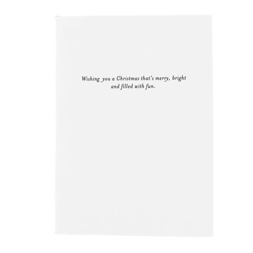 Minted Animal Greetings Christmas Card